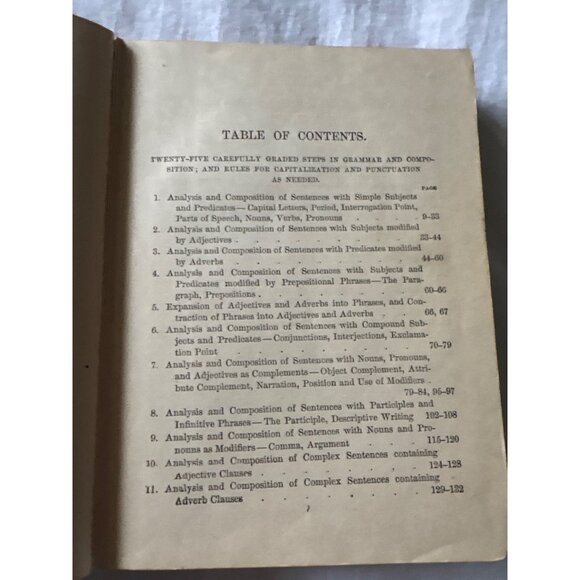 Graded Lessons In English Book By Reed & Kellogg Published 1901 Hardcover - Picture 7 of 14